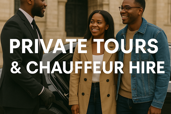 Chauffeur with clients