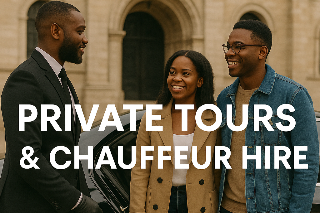 Chauffeur with clients